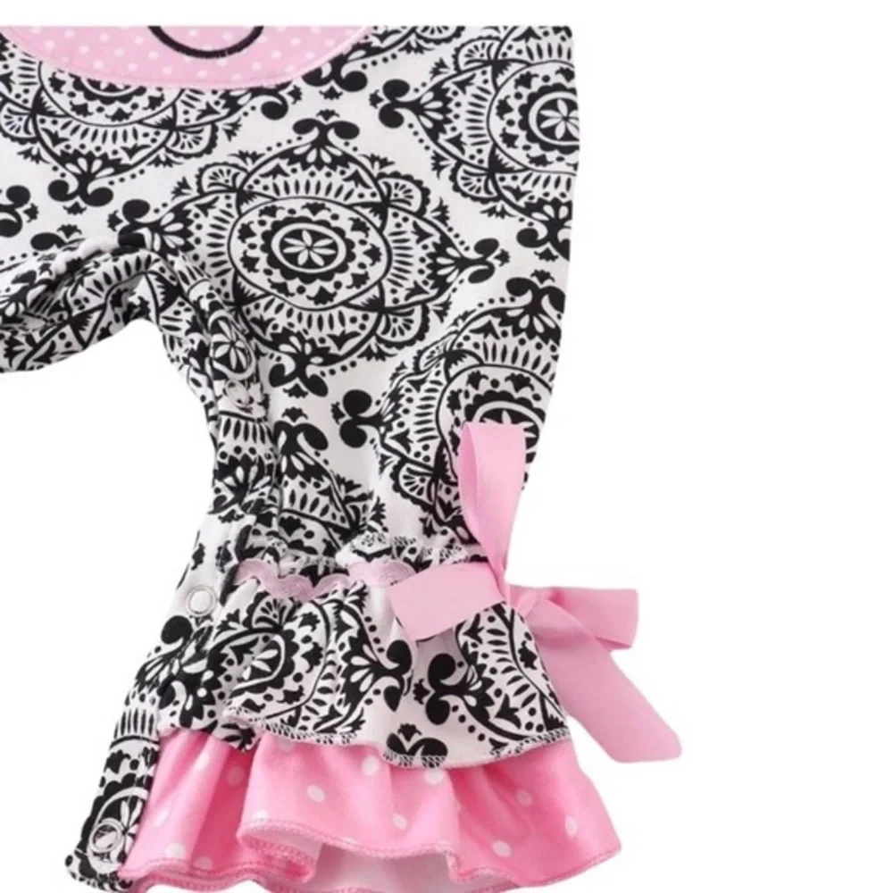 Cow Ruffle Romper - Picture 4 of 7